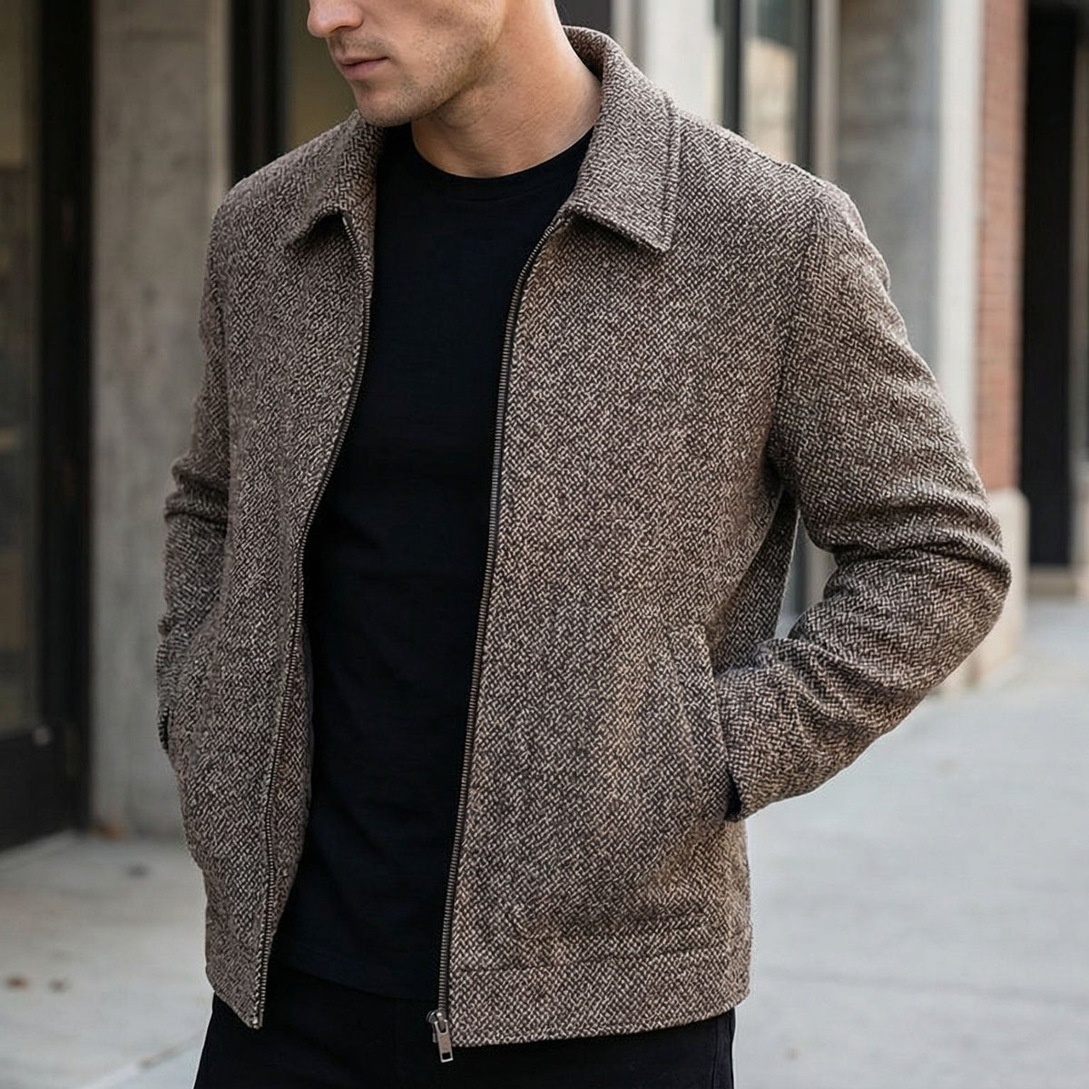 Matteo Streamlined Zip Jacket