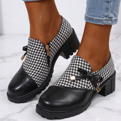 Colette Houndstooth Loafers