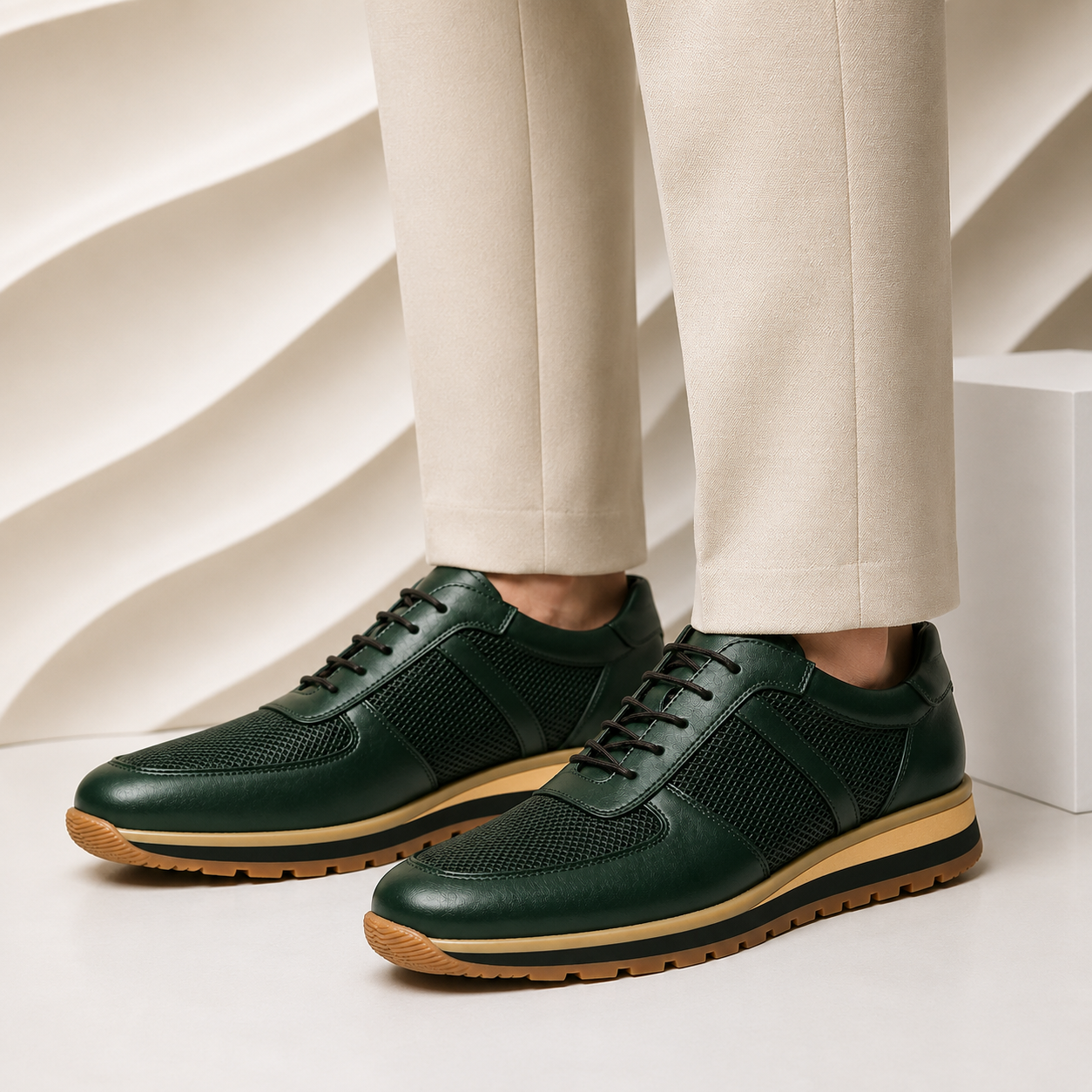 Marciano Cowhide Leather Sneakers