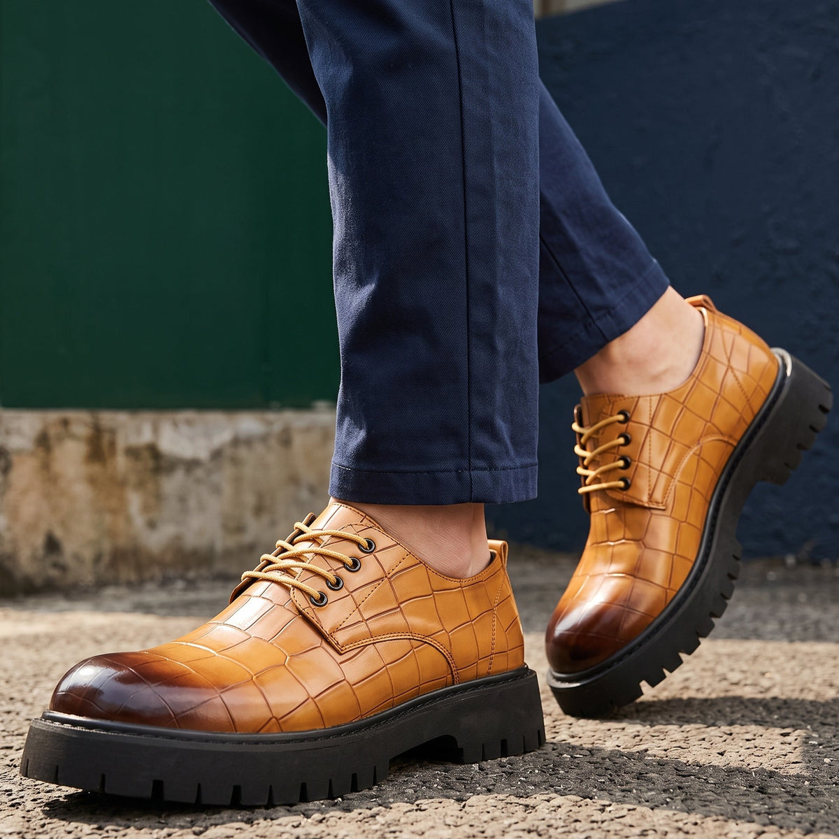 Theodore Leather Derbies