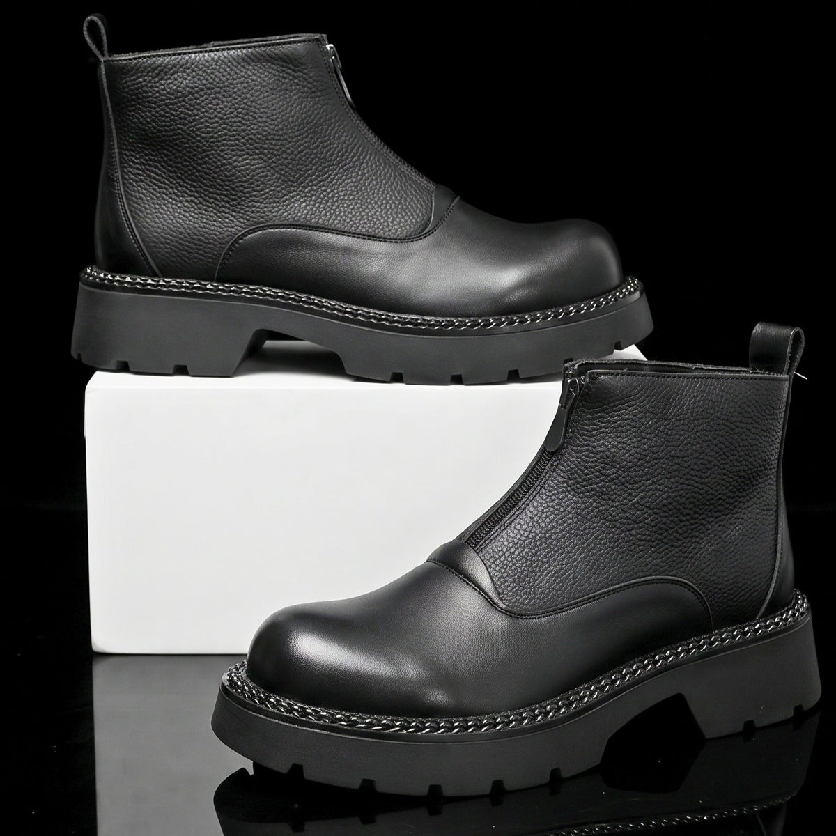 Hayden Leather Boots