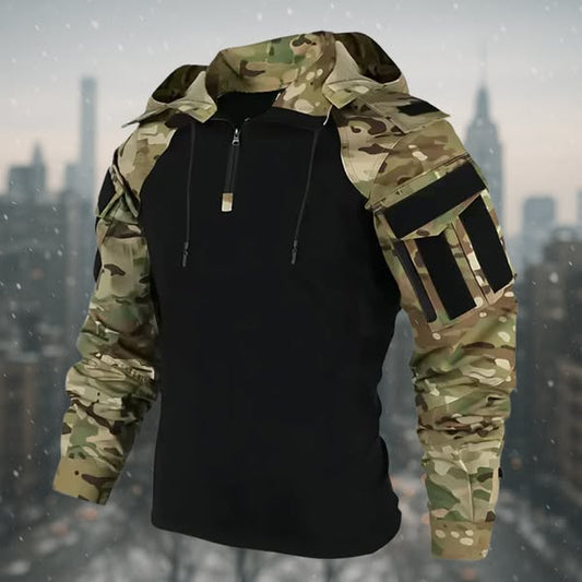 Ridgeline Tactical Hooded Half-Zip Shirt