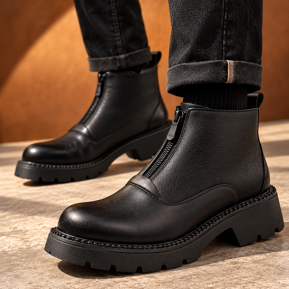 Hayden Leather Boots