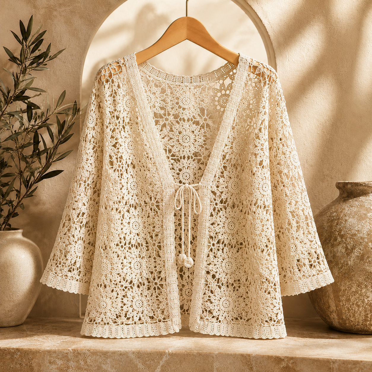Elora Crochet Cardigan
