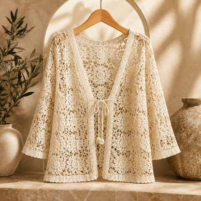Elora Crochet Cardigan