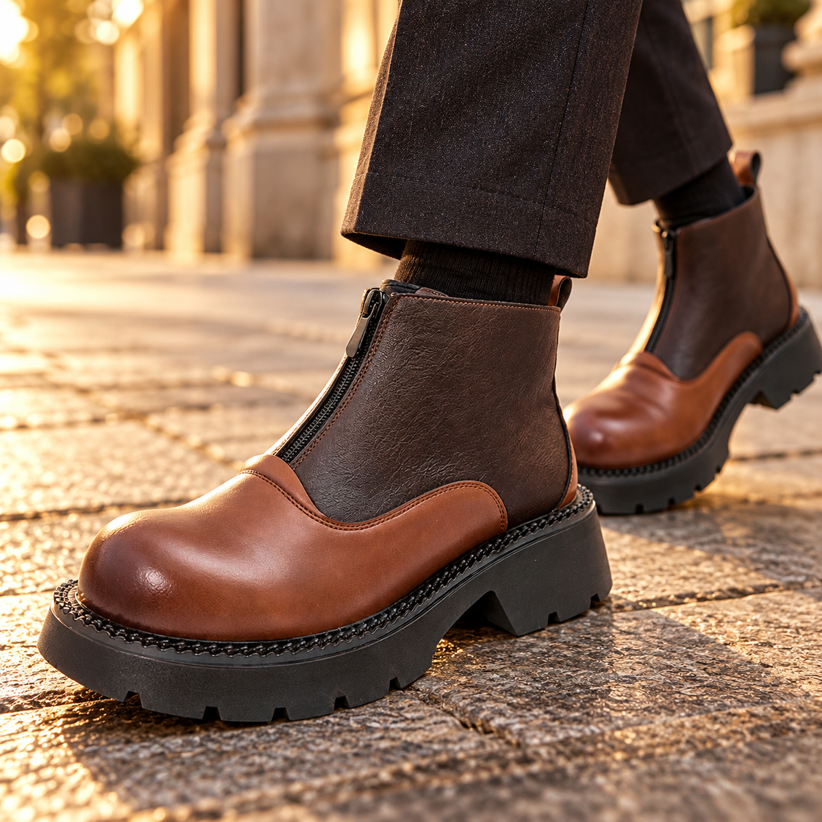 Hayden Leather Boots