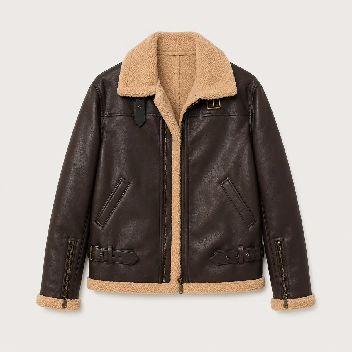 Furvello Men's Jacket | Faux Fur-Lined & Wind-Resistant