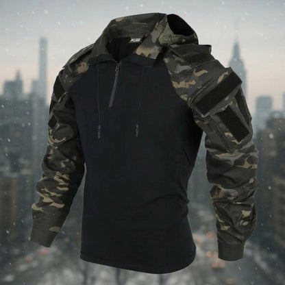 Ridgeline Tactical Hooded Half-Zip Shirt