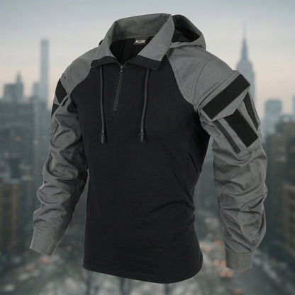 Ridgeline Tactical Hooded Half-Zip Shirt