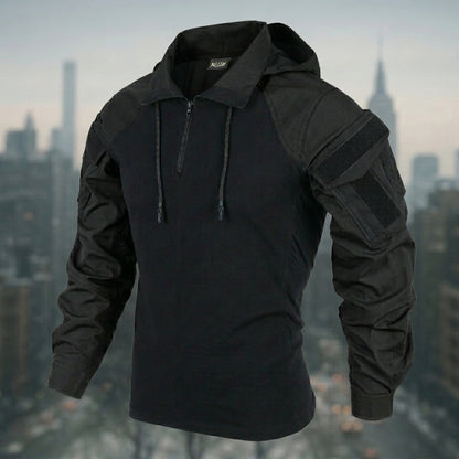 Ridgeline Tactical Hooded Half-Zip Shirt