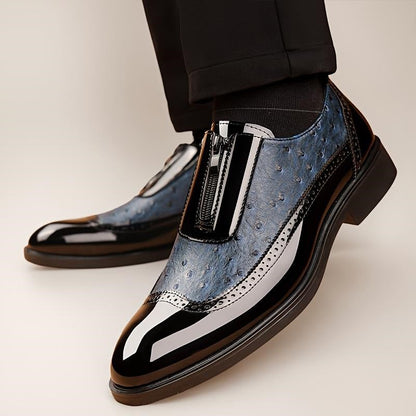 Oxford Ostrich Leather Shoes
