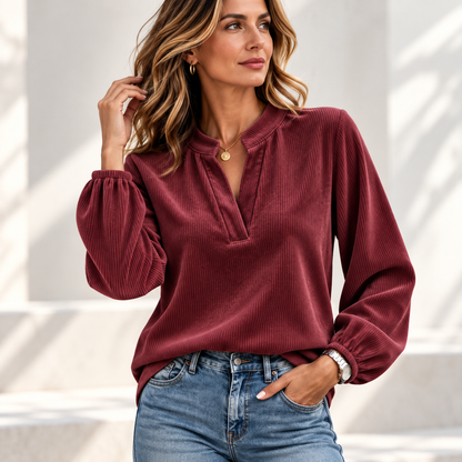 Margot Cord Blouse