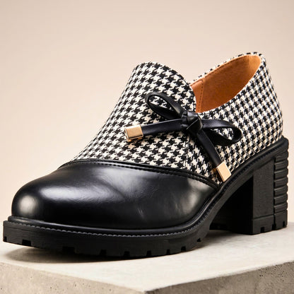 Colette Houndstooth Loafers