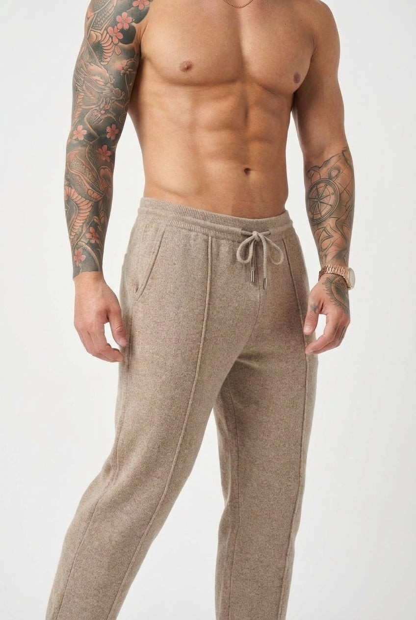 Cloud Merino Pants - Beige