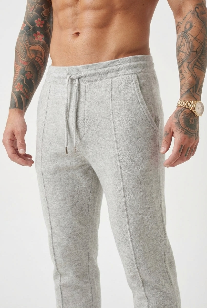 Cloud Merino Pants - Light Grey