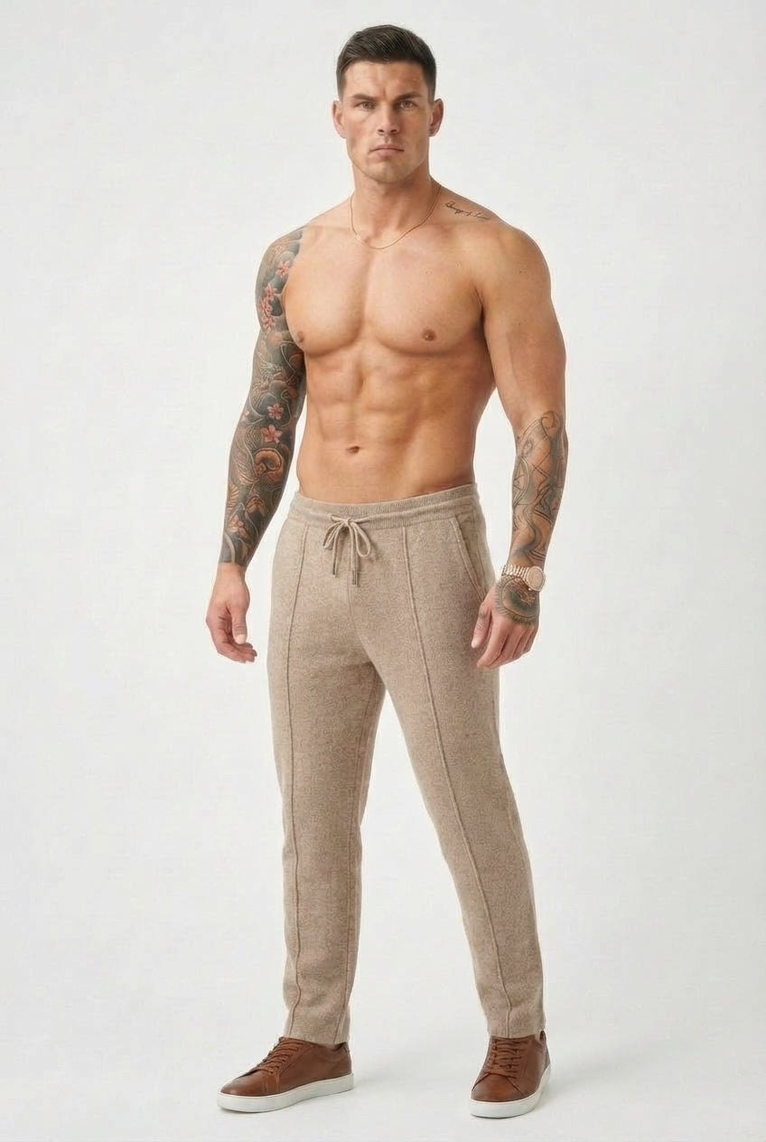 Cloud Merino Pants - Beige