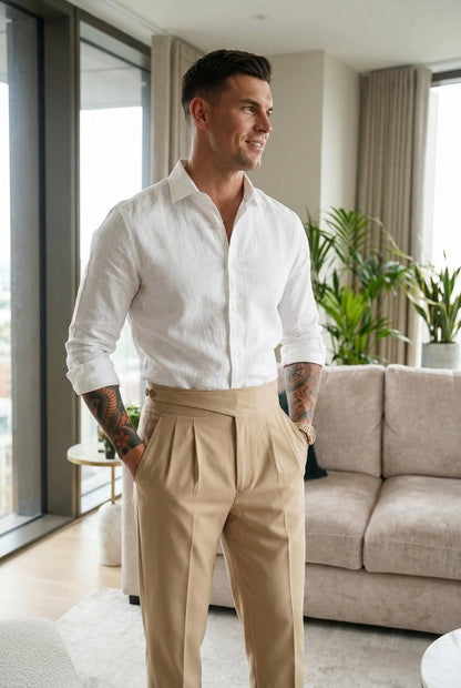 Lockhart Trousers - Cream