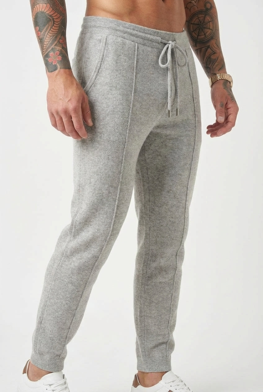 Cloud Merino Pants - Light Grey